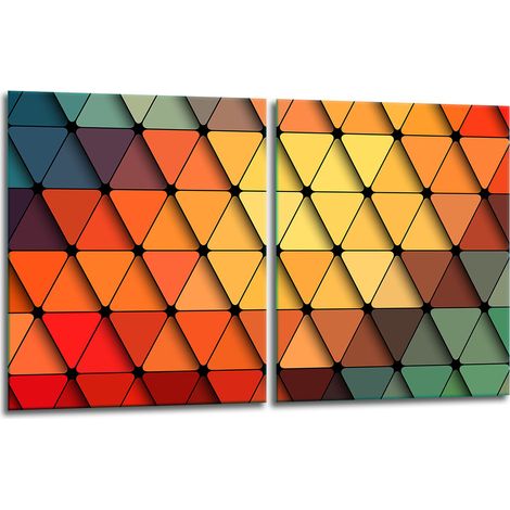 2x Glas-Schutzplatte für Herd 40x52 Farbe (1/5)