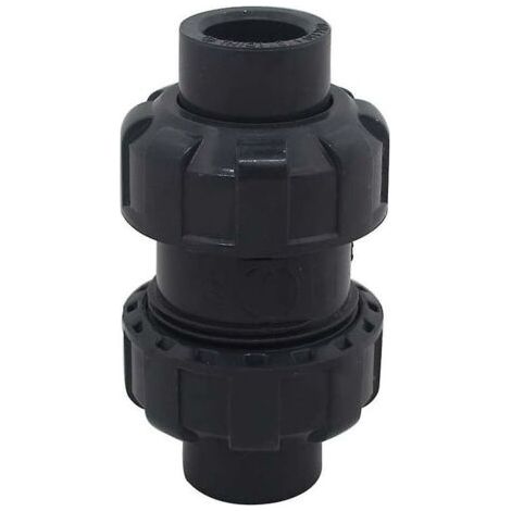 Válvula de retención de bola de 20, 25, 32, 40, 50 y 63 mm para piscinas, válvula antirretorno de PVC (diámetro interior de 32 mm)