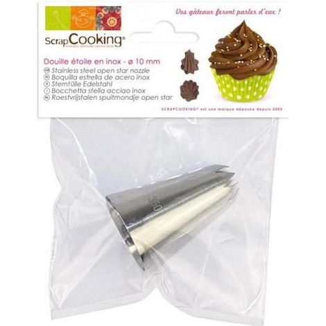 Douille pâtisserie inox - Etoile (1/2)