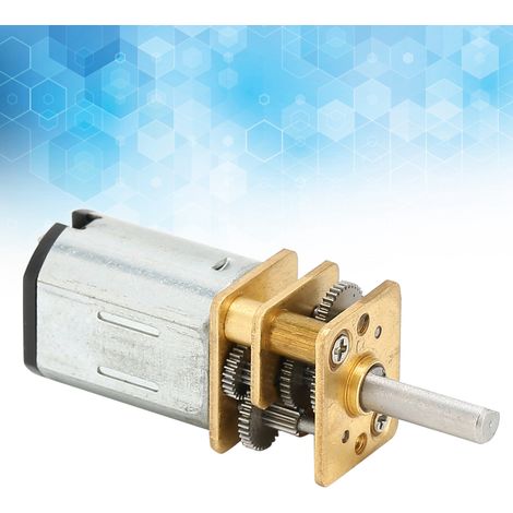 Moteur réducteur à courant continu 12FN20, 6 V CC, 150 tr/min, 3 x 10, moteur à verrouillage intelligent (1/5)