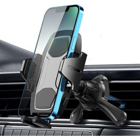 Support Telephone Voiture Grille Aeration Auto Porte Support Compatible Smartphone 360° Rotation (1/5)