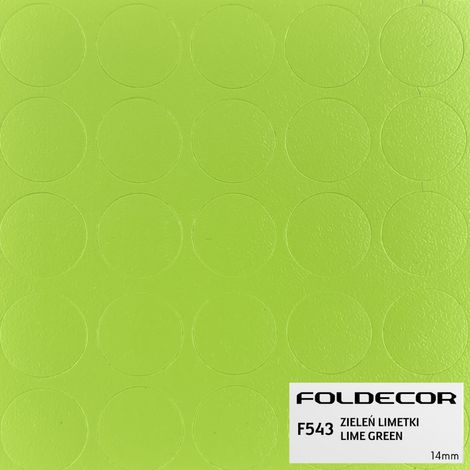 Bouchon autocollant fi14 vert citron (feuille de 25 pièces) (1/5)