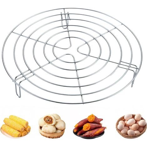 1 Grille Vapeur,Acier Inoxydable 304,Support Triangulaire,Cuisson Uniforme,Pour Four Autocuiseur Cuisine (1/5)