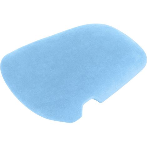 Garniture de panneau de console centrale en daim pour Ford Mustang 2015-2020, bleu ciel. (1/5)