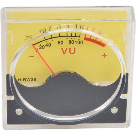 TSR36W Hochpräzises 500µA-Zeiger-VU-Meter für den Heimgebrauch, dB-Anzeige, analoge Audioanzeige
