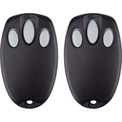 Lot de 2 émetteurs de porte de garage portables de remplacement pour Chamberlain Liftmaster Motorlift 94335E 84335E ML700 ML500 ML850 Merlin+ C945 C840 Security+ 433,92 MHz (1/4)