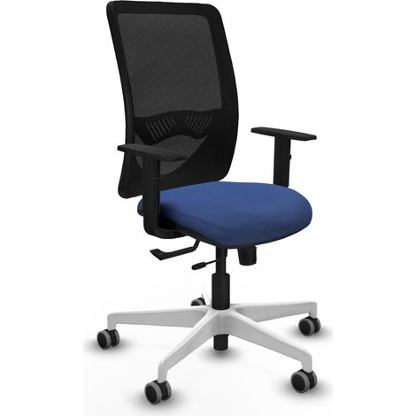 Chaise de bureau piqueras y crespo Zulema noir 65 mm roulettes (1/2)