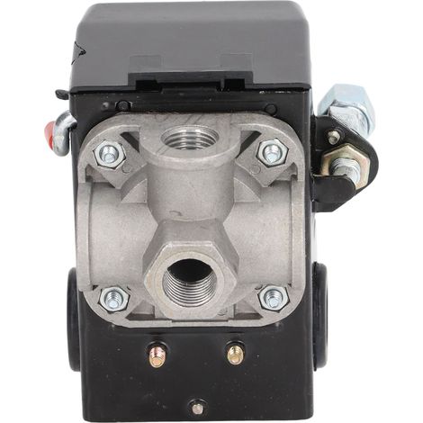 4-Wege-Druckschalter für Luftkompressoren, Druckregler mit Ein-/Ausschalter aus Metall und Druckbegrenzungsventil (1/5)
