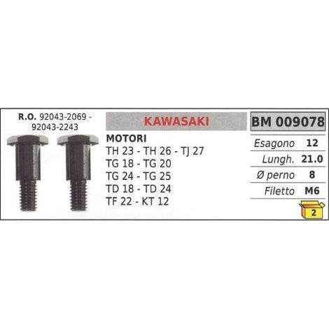 Kupplungsschraube KAWASAKI Motor TH 23 26 TJ 27 TG 18 20 24 25 TD 18 24 009078