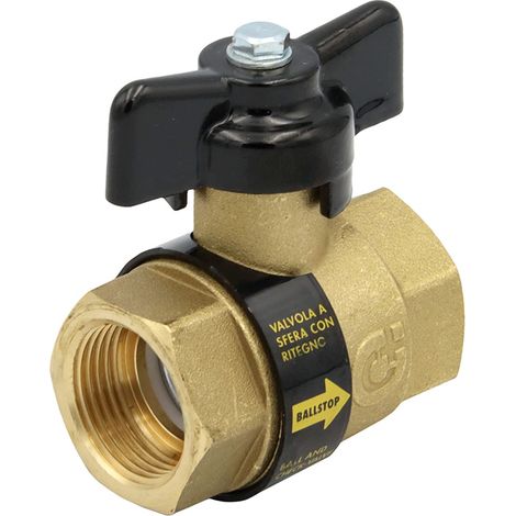 Kugelhahn mit eingebautem Rückschlagventil BALLSTOP 3/4" Caleffi 323050 3/4"