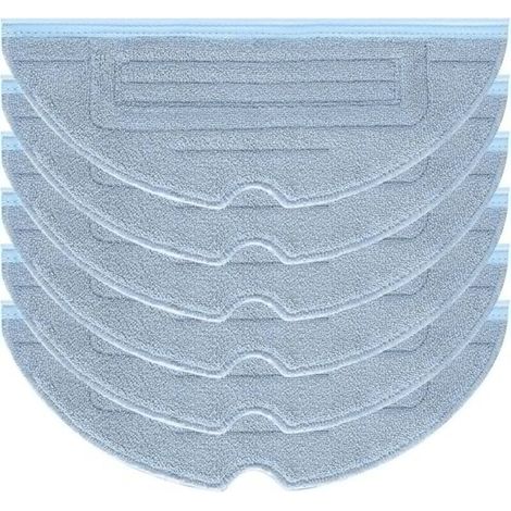 Lntyq 6pcs Serpillière pour Roborock S7 Pro Ultra S7 MaxV Ultra S7 Plus S7 Max Pièces de Rechange Accessoires pour Roborock S7 T7s T7s Plus Robot Aspirateur