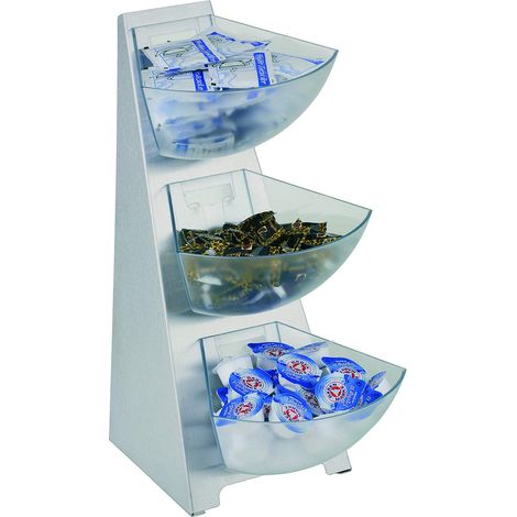 Étagère de cuisine multi-rack, étagère, verseur, distributeur de portions, distributeur en acier inoxydable 18/0, volume par bec 1 litre, contenu 3 niveaux (1/5)