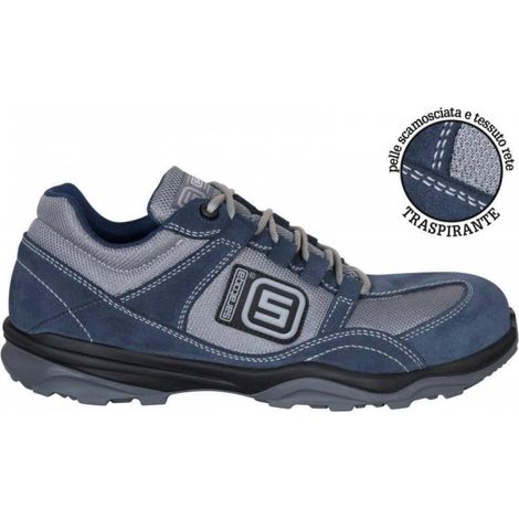 SARATOGA SCARPA BASSA BLUE SILVER N.40