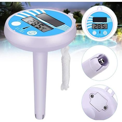 Thermomètre de piscine numérique - ROKOO - Flottant - Durable - Anti-oxydation - Haute précision (1/4)