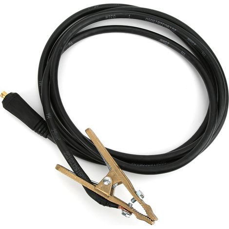 Pince de mise à la terre pour soudage TIG 260 A, pince de mise à la terre pour soudeuse à arc MMA, 3 mètres, 25 mm² (1/5)