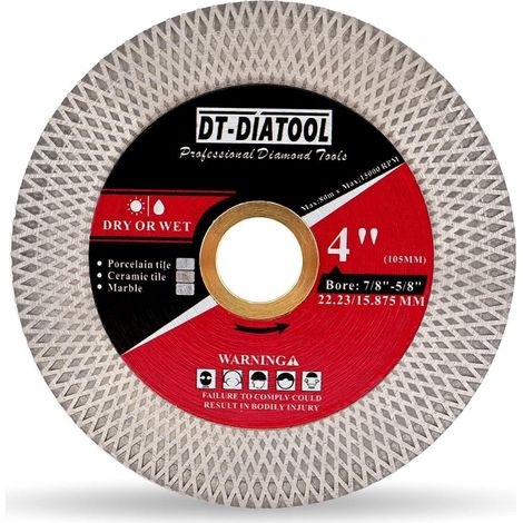 Diamanttrennscheibe 105mm 22.23mm Fliesen Keramik Marmor 105mm 1 (1/5)