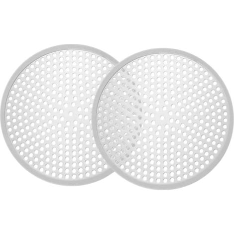 Stainless Steel Shower Drain Filter 2 Units Removable Lid