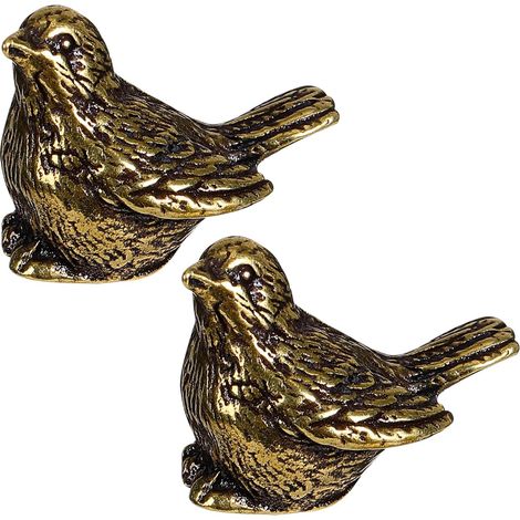de moineaux en laiton dor vintage lot de 2 figurines d (1/5)