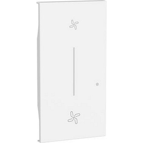 Enjoliveur Living Now with Netatmo pour commande VMC 2 modules noir BTICINO BTKW38M2