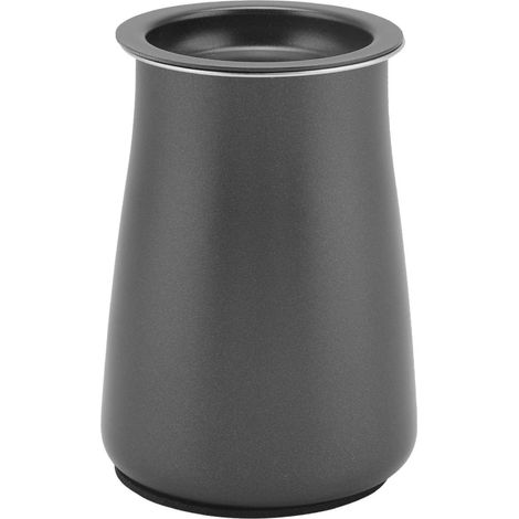 Kaffeesieb, Edelstahl Kaffeepulverfiltermühle Zubehör für Kaffeepulversieb für Zuhause und Camping (Schwarz) (1/5)