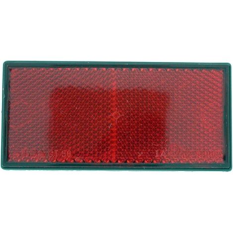 Catadióptrico Rojo Adhesivo Ajustable - 90 X 40mm