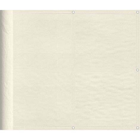 Maison Exclusive - Balkon-Sichtschutz Creme 90x800 cm 100 % Polye