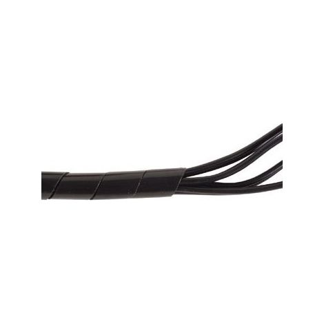 Gaine cache-fils spiralee 10m / ø9mm (noir)