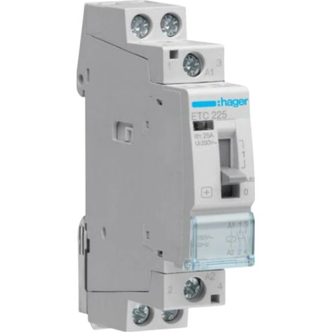 Hager ETC225 Contattore giorno/notte 25A 2NO 230V