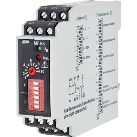 Metz Connect 110310412230 MFRk-E12 Relais temporisé multifonction 230 V/AC 1 pc(s) 2 inverseurs (RT)