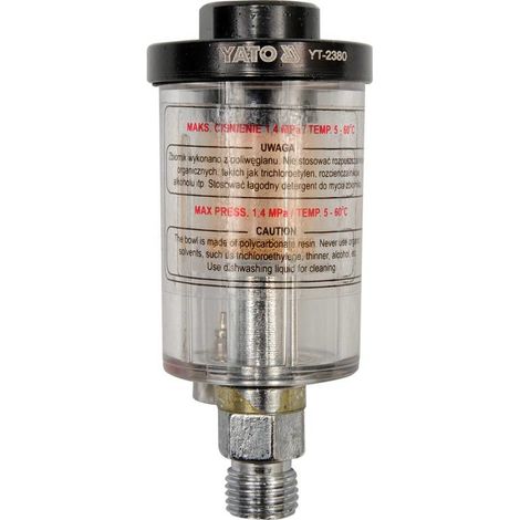 Riduttore di pressione con manometro 1/4'' YT-2381 Yato
