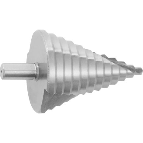 Broca, vástago de 1/2 pulgada, acero de alta velocidad, color plata. (1/2)