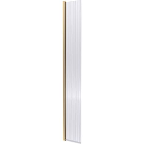 1850 x 300 x 8mm Fluted Hinged Screen