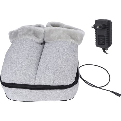 Appareil de massage électrique pour pieds avec chaleur réglable, soulagement des douleurs plantaires et stress, tension 110-240V, prise UE (1/5)