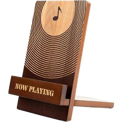 Support pour disques vinyles en bois, présentoir pour disques vinyles vintage, PA (1/5)