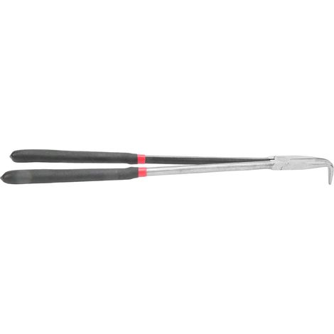 Pince à bec courbé à long manche de 400 mm 16 pouces, mâchoires coudées à 90 degrés, outils de réparation pour les amateurs d'artisanat (1/5)