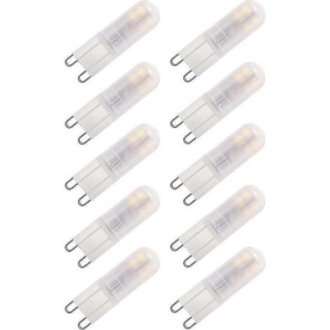 Ampoules LED G9 2 W équivalentes aux ampoules halogènes G9 20 W, 25 W et 28 W, ampoules LED G9 blanc froid 6000 K, 36 unités (1/5)
