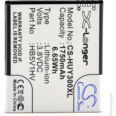 NX - Batterie téléphone, smartphone, GSM pour Huawei 3.8V 1750mAh - HB5V1HB5V1HV (1/4)