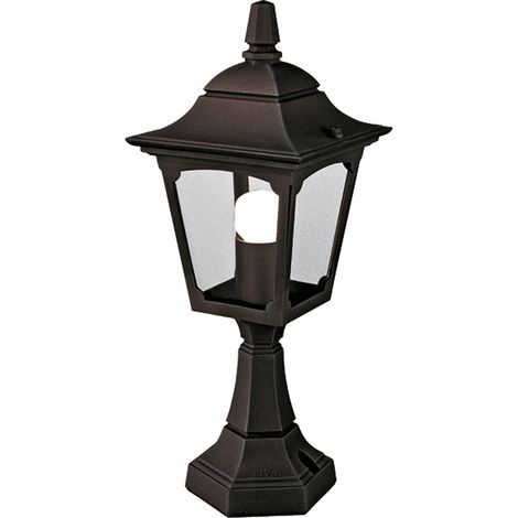 Elstead Chapel Mini - Lanterna a piantana da esterno 1 Luce Nera IP44, E27 (1/2)