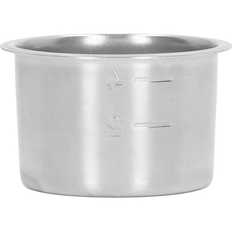 Filtre Cafetière 4 Tasses en Acier Inoxydable pour Machine Café avec Poignée 51mm (1/5)