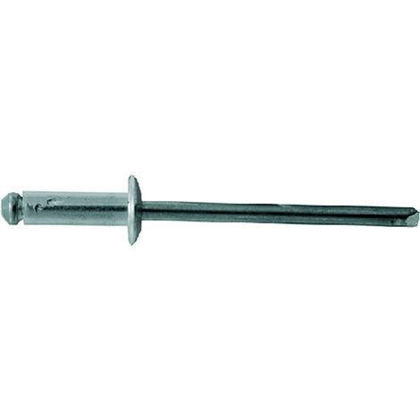1BLISTER RIVETTO A STRAPPO IN ALLUMINIO mm 4,8 x 10 - pz. 50
