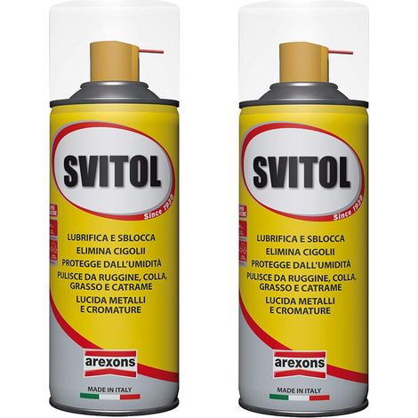 Multipack da 2 spray super lubrificanti super sbloccanti svitol 200 ml ciascuno