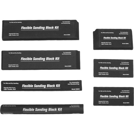 Flexible EVA Sanding Block, 7 Piece Set (1/5)