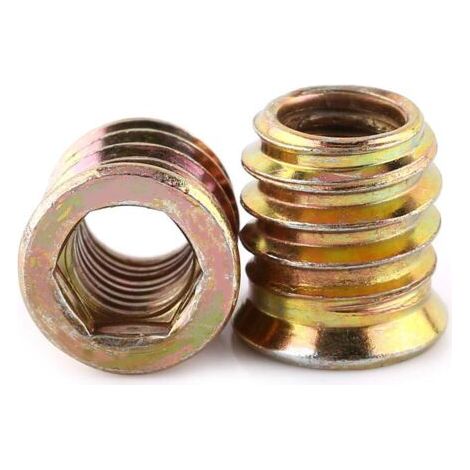 Ensemble de 20 pièces, M8  15mm kit de vis à tête plate creuse hexagonale en carbone galvanisé à filetage complet (1/5)