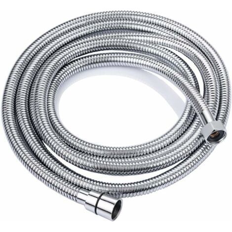 3M Anti-Twist Stainless Steel Shower Hose, Universal G 1/2 Standard Fitting Shower Hose, Bathroom Accessories Adaptable to All Shower Heads (1/5)