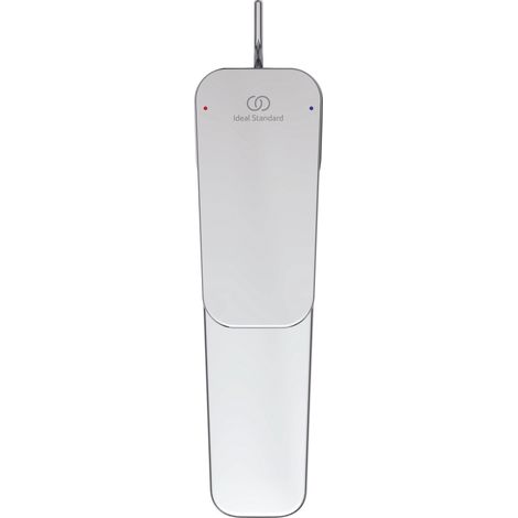 Ideal Standard Grifo de lavabo ND Ceraplan H90 c.Vaciador Sal.124mm Cromo, BD230AA (1/2)