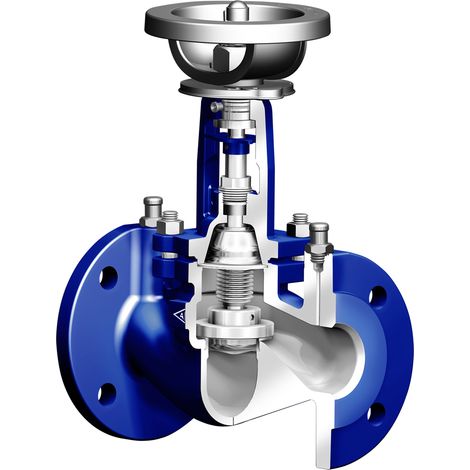 Strangreguliervent.Astra Plus DN100 PN16 GGG40.3 bis 175oC Baul.F1 m.Anz.Vorr.