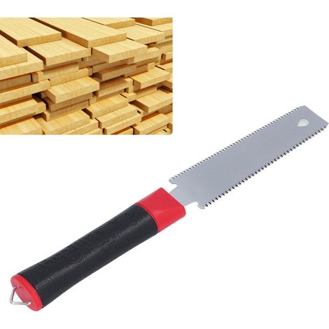 Scie à bois à denture fine Meike Kindergarten Carpentry, scie spéciale pour tenons et mortaises de menuisier, couteau professionnel fait main, scie à double tranchant (1/5)