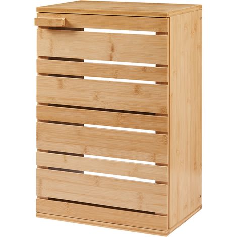 Mueble de baño/estantería de pared 50 x 33 x 20 cm bambú natural 030008890 (1/4)