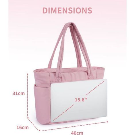 Sac fourre-tout – zip – 40 oz – PC 15,6″ – pour travail et voyages (1/5)