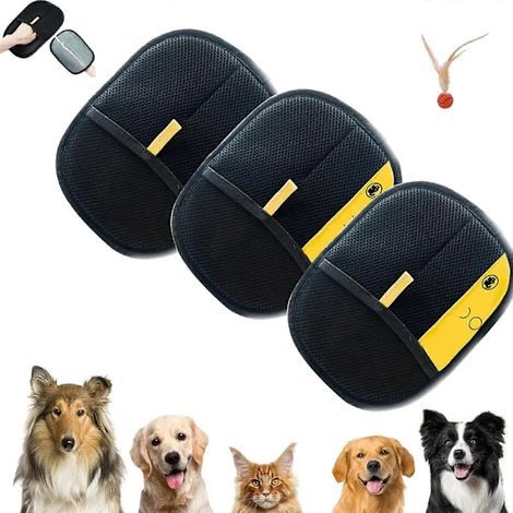 Gant d'épilation électrostatique Yomi pour animaux, brosse réutilisable pour poils de chat et de chien, SE-AquaForge (1/5)